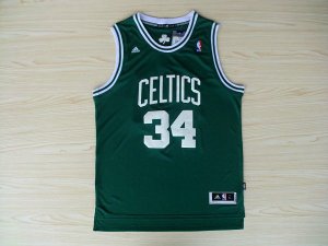 Maillot De Basket Boston Celtics Paul Pierce 34 Tissus Sportif Fans Edition Vert Blanc